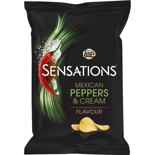 Lay's Sensations Mexican Peppers & Cream