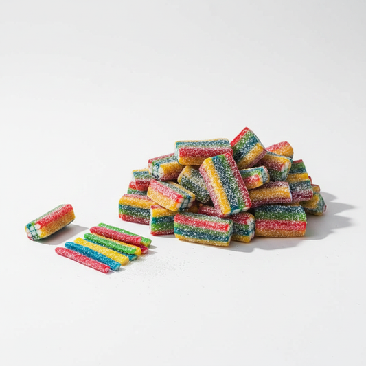 Sour Rainbow Licorice Bricks